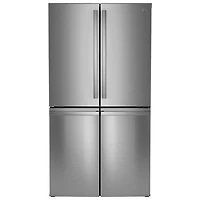 Réfrigérateur à 4 portes 28,4 pi³ 36 po avec distributeur d'eau Profile (PAD28BYTFS) - Acier inoxydable