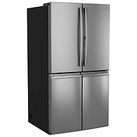 Réfrigérateur à 4 portes 28,4 pi³ 36 po avec distributeur d'eau Profile (PAD28BYTFS) - Acier inoxydable