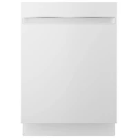 Lave-vaisselle encastrable 24 po 50 dB avec cuve en acier inoxydable de GE (GBT500SGVWW) - Blanc