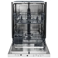 Lave-vaisselle encastrable 24 po 50 dB avec cuve en acier inoxydable de GE (GBT500SGVWW) - Blanc