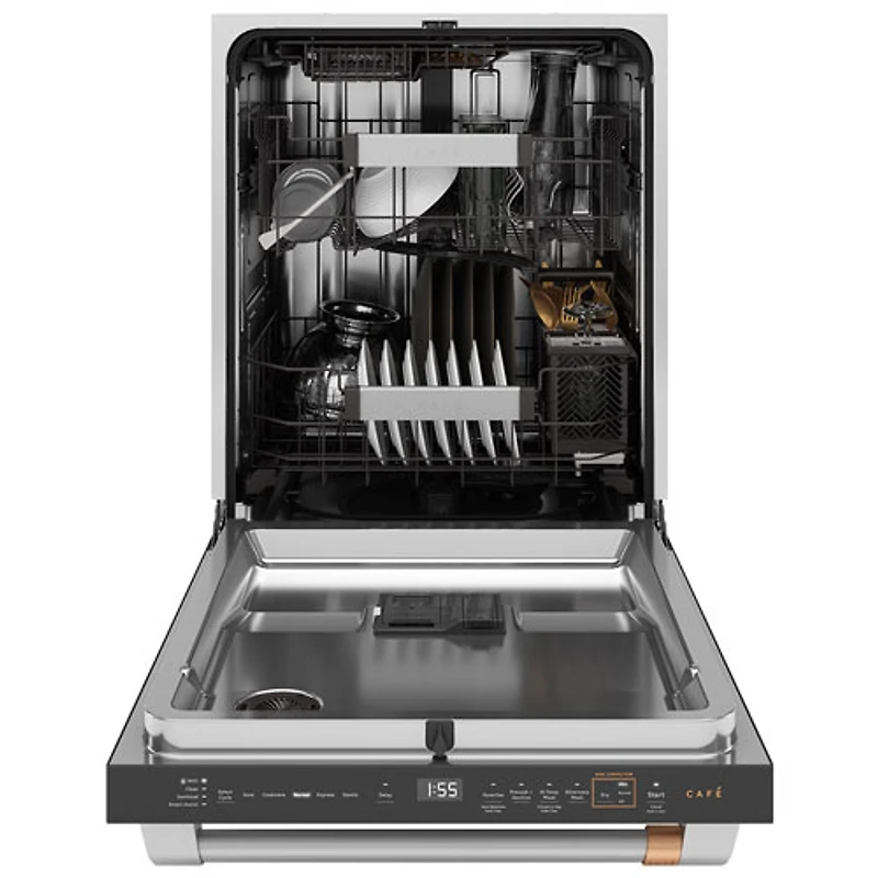 Café 24" 39dB Built-In Dishwasher with Stainless Steel Tub & Third Rack (CDT888P3VD1) - Matte Black