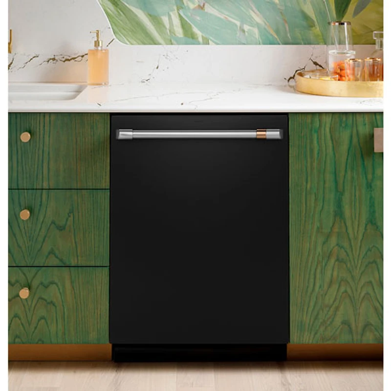 Café 24" 39dB Built-In Dishwasher with Stainless Steel Tub & Third Rack (CDT888P3VD1) - Matte Black