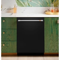 Café 24" 39dB Built-In Dishwasher with Stainless Steel Tub & Third Rack (CDT888P3VD1) - Matte Black