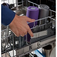 Lave-vaisselle encastrable 42 dB 24 po avec cuve en acier inoxydable Profile de GE (PBT700SSVFS) - Acier inoxydable