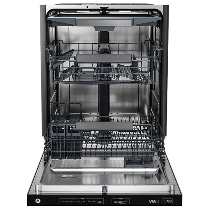 Lave-vaisselle encastrable 24 po 47 dB avec cuve en acier inoxydable de GE (GBT600SSVFS) - Acier inoxydable