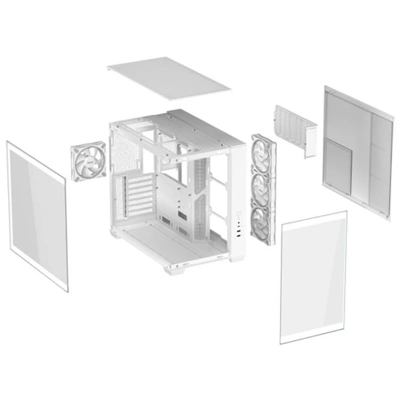 Boîtier d'ordinateur A32 PLUS Gaming ATX d'ASUS - Blanc