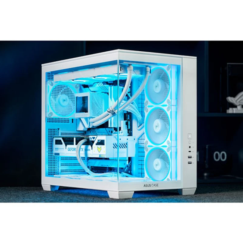 Boîtier d'ordinateur A32 PLUS Gaming ATX d'ASUS - Blanc