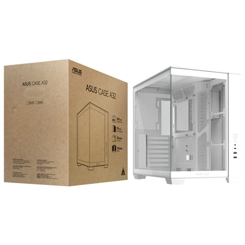 ASUS A32 Gaming ATX Computer Case - White