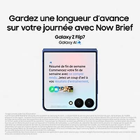 Galaxy Z Flip7 5G de 512 Go de Samsung - Ombre bleue - Déverrouillé