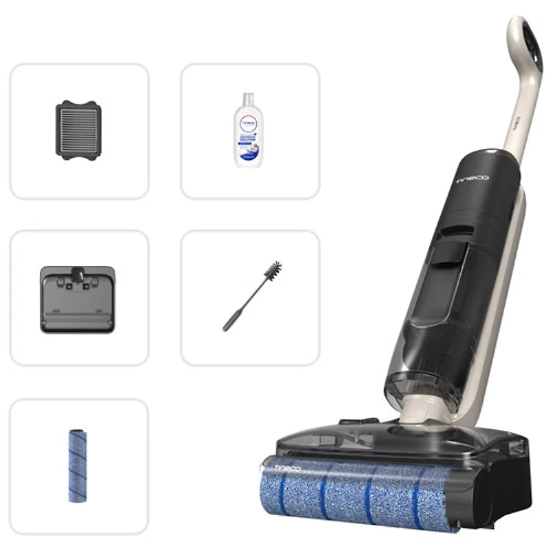 Tineco GO HammerHead Cordless Wet Dry Vacuum Cleaner Hard Floor Washer Wide-Angle Swivel Steering Self-Cleaning
