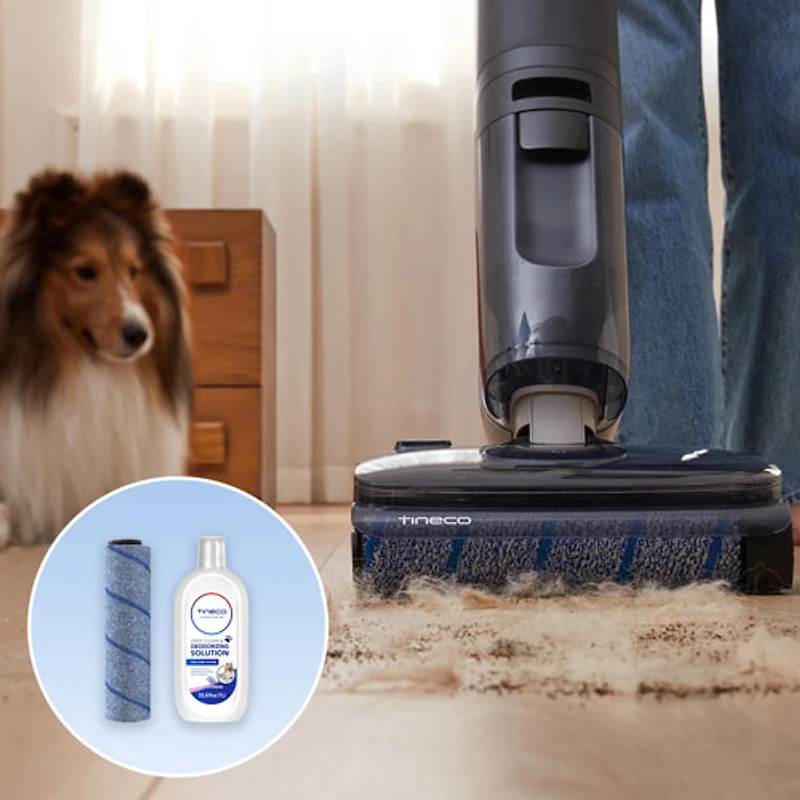 Tineco GO HammerHead Cordless Wet Dry Vacuum Cleaner Hard Floor Washer Wide-Angle Swivel Steering Self-Cleaning