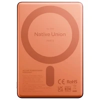 Chargeur portable magnétique de 5000 mAh Active de Native Union - Abricot