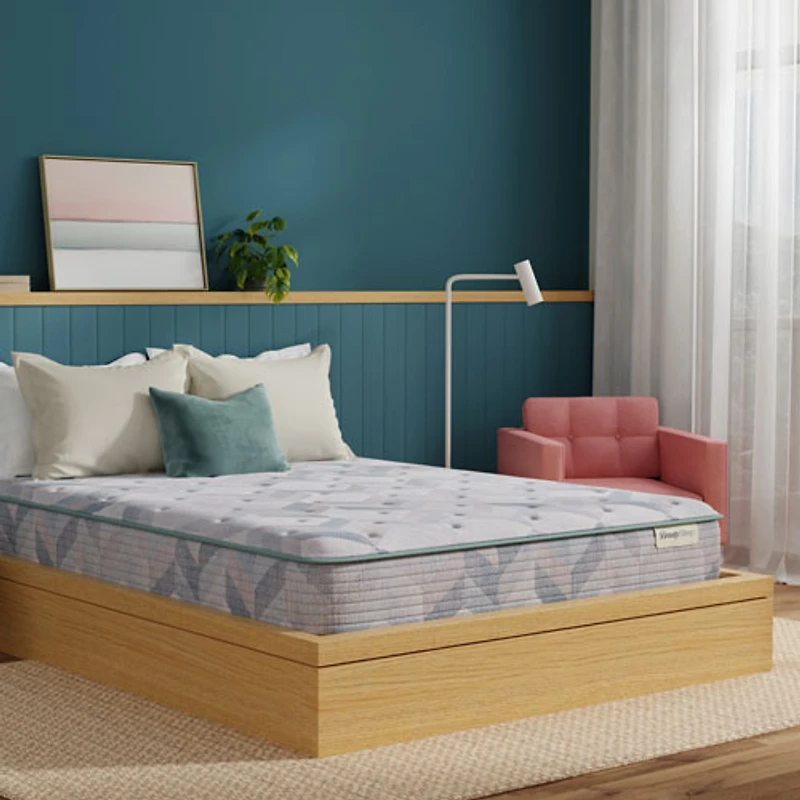 Matelas compressé en mousse à mémoire en gel mi-ferme 10 po de Beauty Sleep - Lit deux places