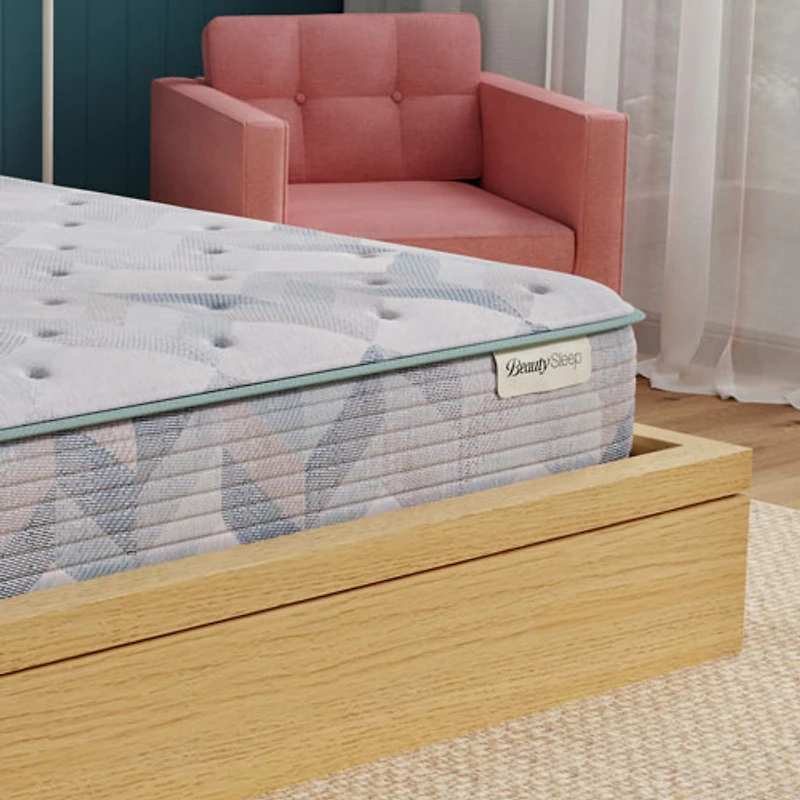 Matelas compressé en mousse à mémoire en gel mi-ferme 10 po de Beauty Sleep - Lit deux places