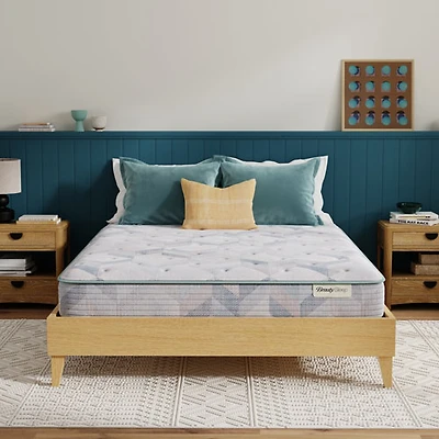 Matelas compressé en mousse à mémoire en gel ferme 9 po de Beauty Sleep - Grand lit