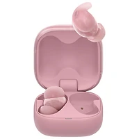 Écouteurs boutons 100 % sans fil à suppression du bruit LinkBuds Fit de Sony - Rose