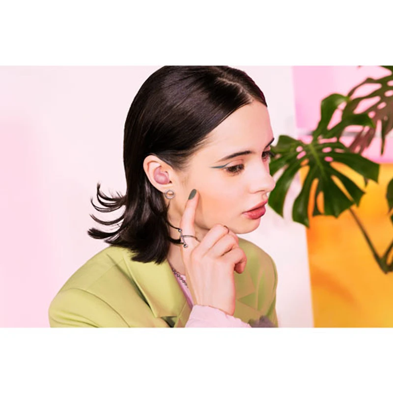 Écouteurs boutons 100 % sans fil à suppression du bruit LinkBuds Fit de Sony - Rose