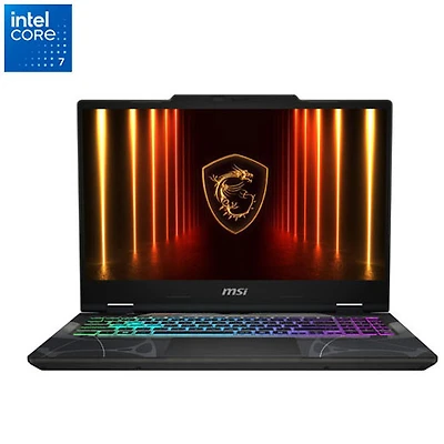 Portable de jeu de 15,6 po Cyborg de MSI - Noir translucide (Core 7 - 240H Intel/RAM 16 Go/SSD 1 To/RTX 5060/Windows 11)