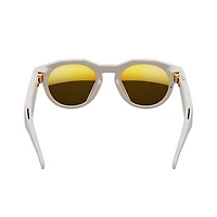 Lunettes intelligentes Oakley Meta HSTN avec IA, photo, vidéo, audio et messagerie -Édition limitée -Gris chaud/Prizm 24K polarisé -En ligne seulement