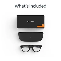 Lunettes intelligentes HSTN Meta d'Oakley avec intelligence artificielle, photo, vidéo, audio et assistant vocal - Noir/Transparent