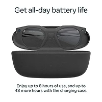 Lunettes intelligentes HSTN Meta d'Oakley avec intelligence artificielle, photo, vidéo, audio et assistant vocal - Noir/Transparent