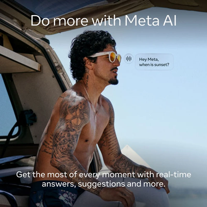 Oakley Meta HSTN Smart Glasses with AI, Photo, Video, Audio & Voice Assistant - Warm Grey/Prizm Ruby