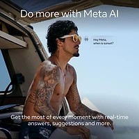 Oakley Meta HSTN Smart Glasses with AI, Photo, Video, Audio & Voice Assistant - Warm Grey/Prizm Ruby