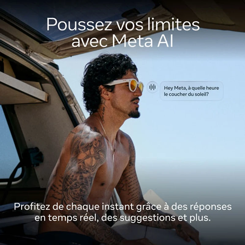 Oakley Meta HSTN Smart Glasses with AI, Photo, Video, Audio & Voice Assistant - Warm Grey/Prizm Ruby