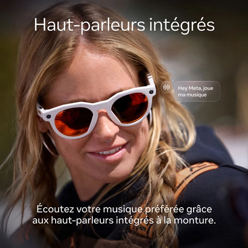 Oakley Meta HSTN Smart Glasses with AI, Photo, Video, Audio & Voice Assistant - Warm Grey/Prizm Ruby
