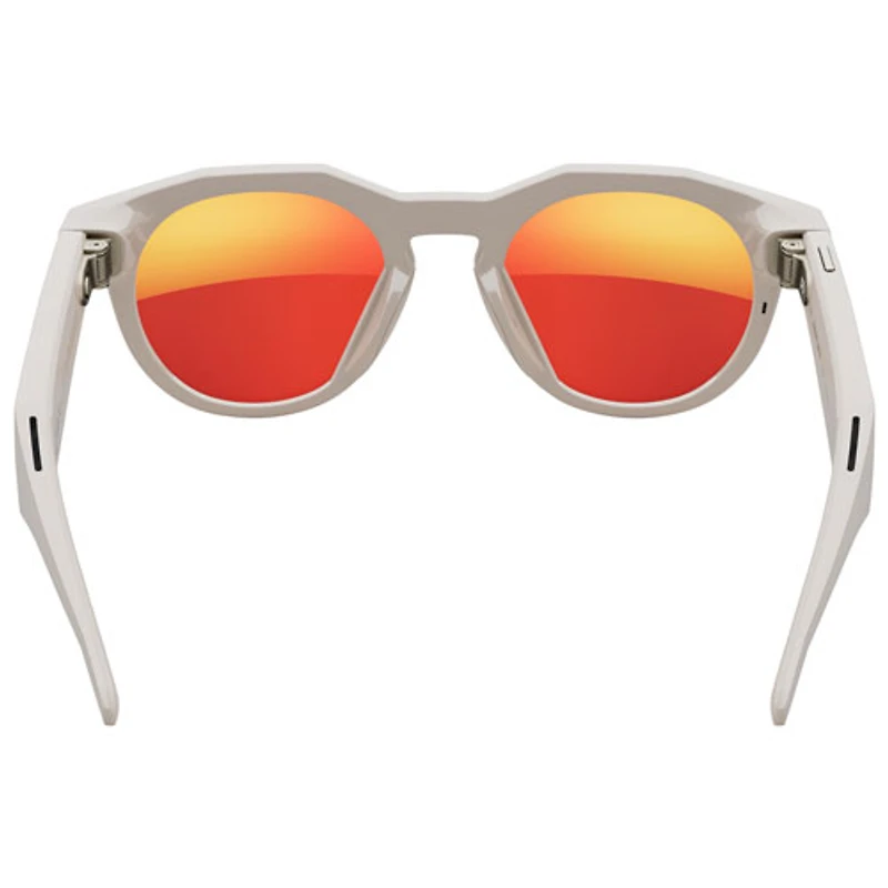 Oakley Meta HSTN Smart Glasses with AI, Photo, Video, Audio & Voice Assistant - Warm Grey/Prizm Ruby