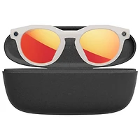 Oakley Meta HSTN Smart Glasses with AI, Photo, Video, Audio & Voice Assistant - Warm Grey/Prizm Ruby