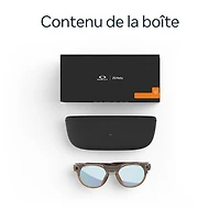 Lunettes intelligentes HSTN Meta d'Oakley avec intelligence artificielle, photo, vidéo, audio et assistant vocal - Brun fumé/Bleu polarisé Prizm