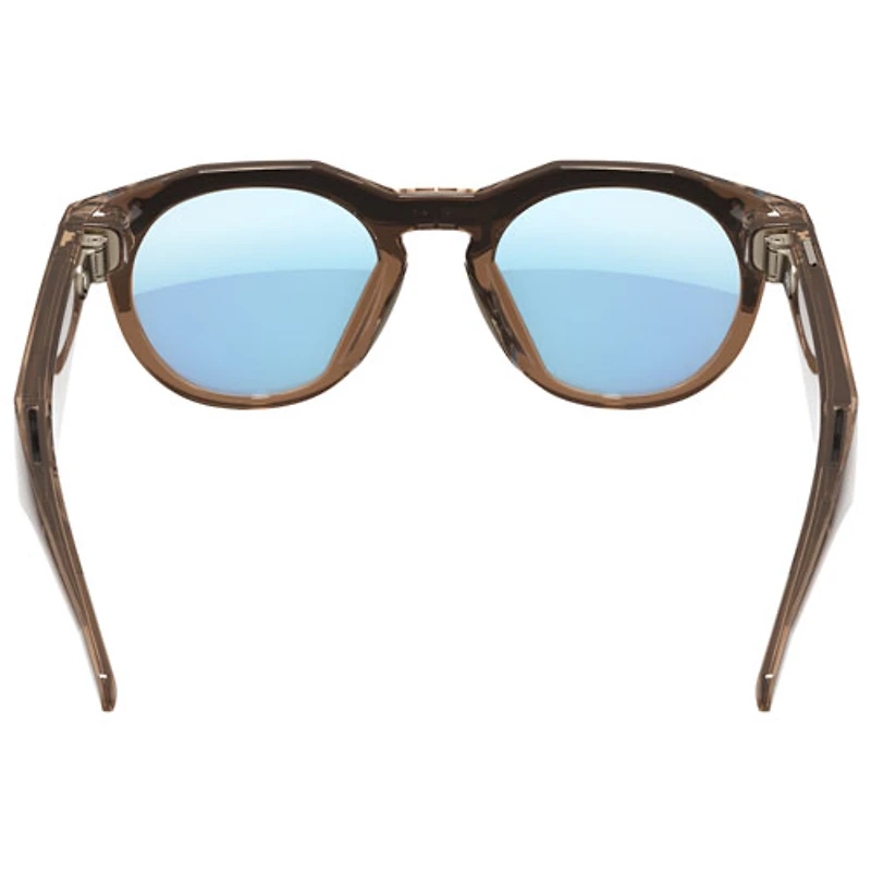 Lunettes intelligentes HSTN Meta d'Oakley avec intelligence artificielle, photo, vidéo, audio et assistant vocal - Brun fumé/Bleu polarisé Prizm