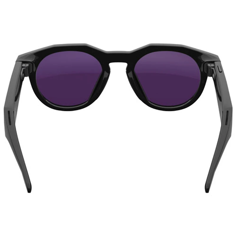 Oakley Meta HSTN Smart Glasses with AI, Photo, Video, Audio & Voice Assistant - Black/Clear to Amethyst Transitions