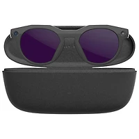 Oakley Meta HSTN Smart Glasses with AI, Photo, Video, Audio & Voice Assistant - Black/Clear to Amethyst Transitions