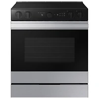 Open Box - Samsung 30" 6.3 Cu. Ft. True Convection 5-Element Slide-In Electric Range - SS