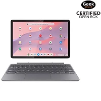 Boîte ouverte - Portable de 11 po avec clavier amovible et stylet Duet de Lenovo - Gris (Kompanio 838 de MediaTek/eMMC 128 Go/RAM 8 Go)