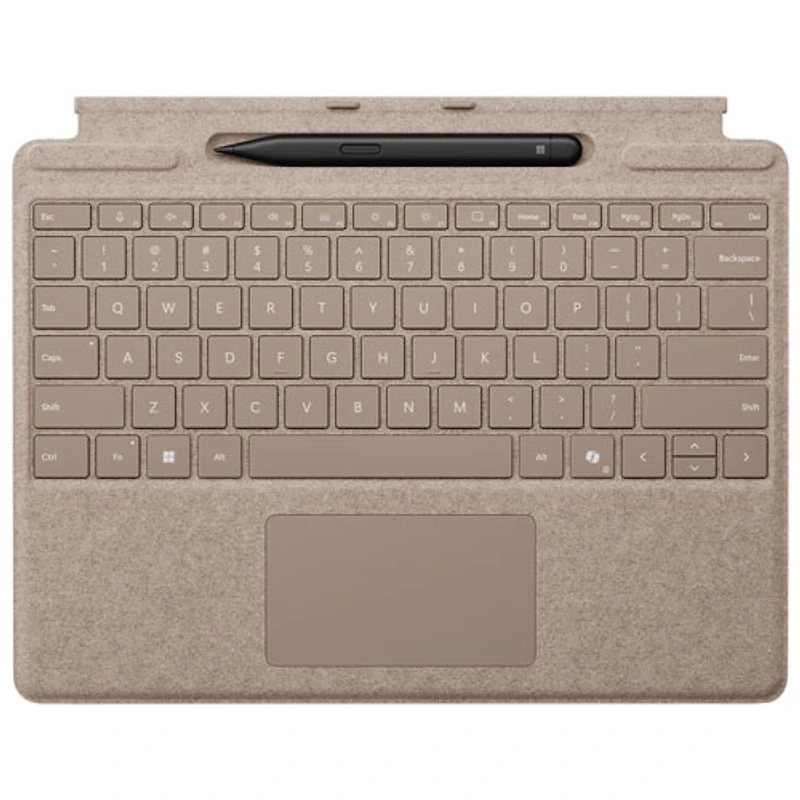 Microsoft Surface Pro Keyboard with Slim Pen (2nd Edition) for Surface Pro (11th Edition)/Pro 8/Pro 9 - Dune - En