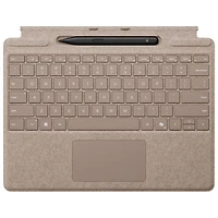 Microsoft Surface Pro Keyboard with Slim Pen (2nd Edition) for Surface Pro (11th Edition)/Pro 8/Pro 9 - Dune - En
