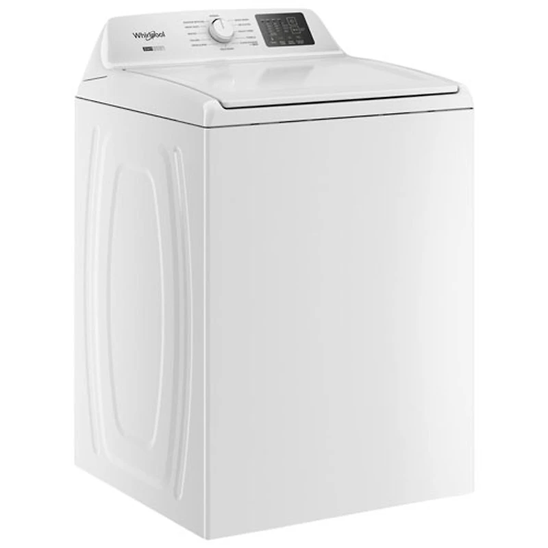 Laveuse à chargement par le haut haute efficacité de 4,8 pi³ de Whirlpool (WTW4107SW) - Blanc