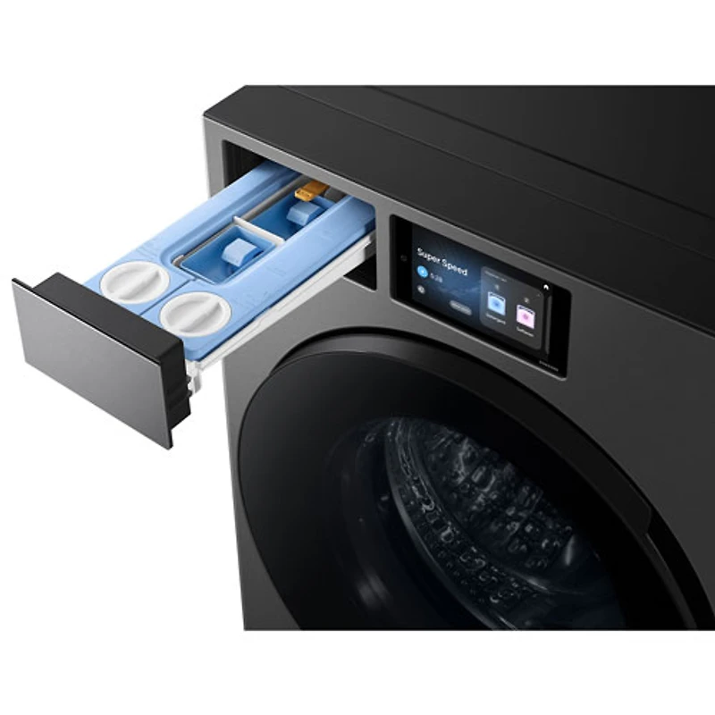 Samsung 6.1 Cu. Ft. High Efficiency Front Load Steam Washer (WF90F53ADSA5) - Dark Steel