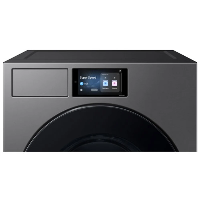 Samsung 6.1 Cu. Ft. High Efficiency Front Load Steam Washer (WF90F53ADSA5) - Dark Steel