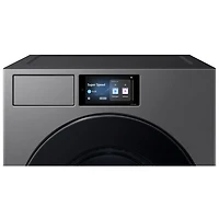 Samsung 6.1 Cu. Ft. High Efficiency Front Load Steam Washer (WF90F53ADSA5) - Dark Steel