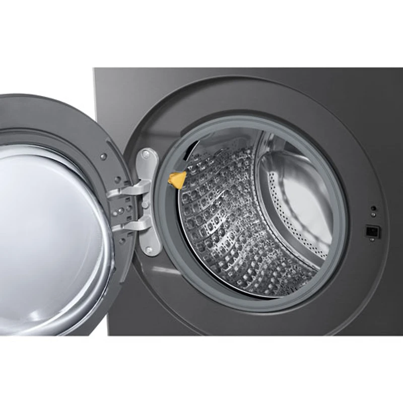 Samsung 6.1 Cu. Ft. High Efficiency Front Load Steam Washer (WF90F53ADSA5) - Dark Steel