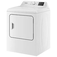 Sécheuse à gaz de 7 pi³ de Whirlpool (WGD4105SW) - Blanc