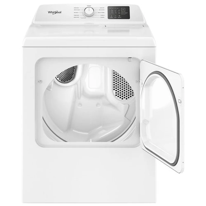 Sécheuse à gaz de 7 pi³ de Whirlpool (WGD4105SW) - Blanc