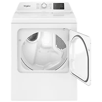Sécheuse à gaz de 7 pi³ de Whirlpool (WGD4105SW) - Blanc