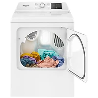 Sécheuse électrique de 7,0 pi³ de Whirlpool (YWED4105SW) - Blanc