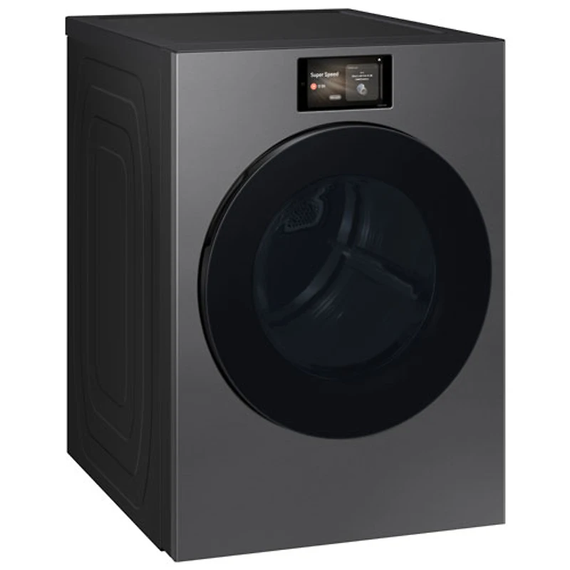 Sécheuse électrique à vapeur de 7,6 pi³ de Samsung (SAMS DV90F53AESAC) - Acier foncé
