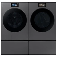Sécheuse électrique à vapeur de 7,6 pi³ de Samsung (SAMS DV90F53AESAC) - Acier foncé